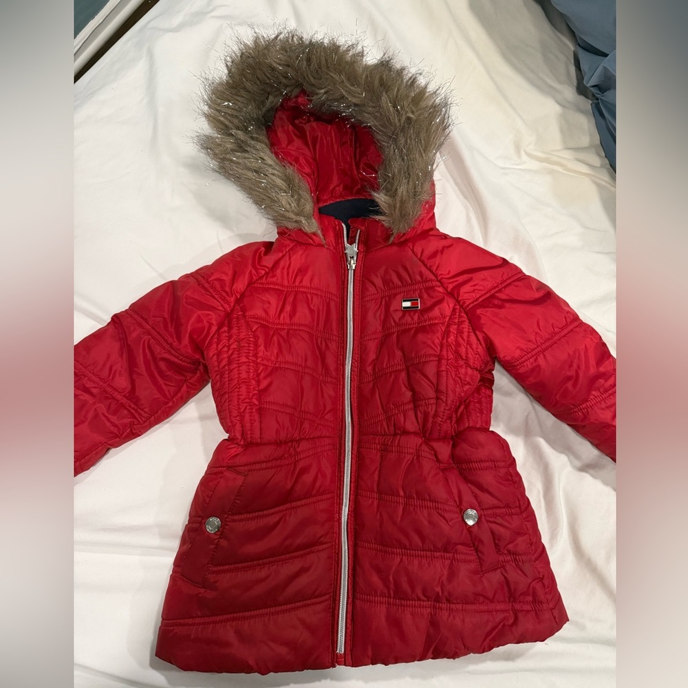 Tommy Hilfiger Red Quilted Jacket